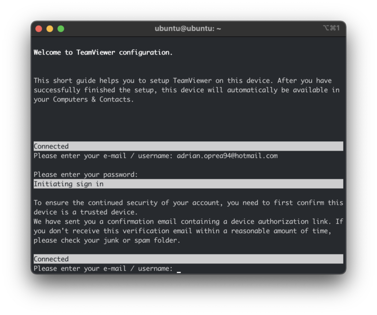 auto start teamviewer linux command line